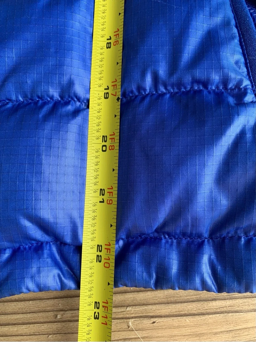 J Crew Jacket Womens XS Blue Down Puffer Lightweight Casual Insulated